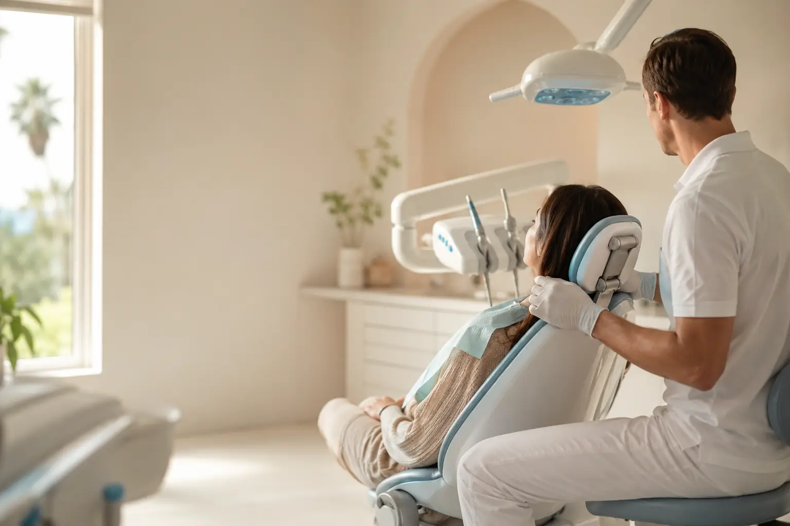 Pediatric Dentistry 1 Pediatric dentist Marina del Rey treatment room at Elegant Dentistry, bright and calm for a child’s first visit